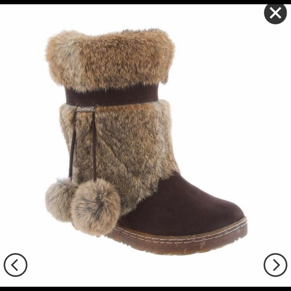 Bear Paw Fur Boots “Tama” Size 8